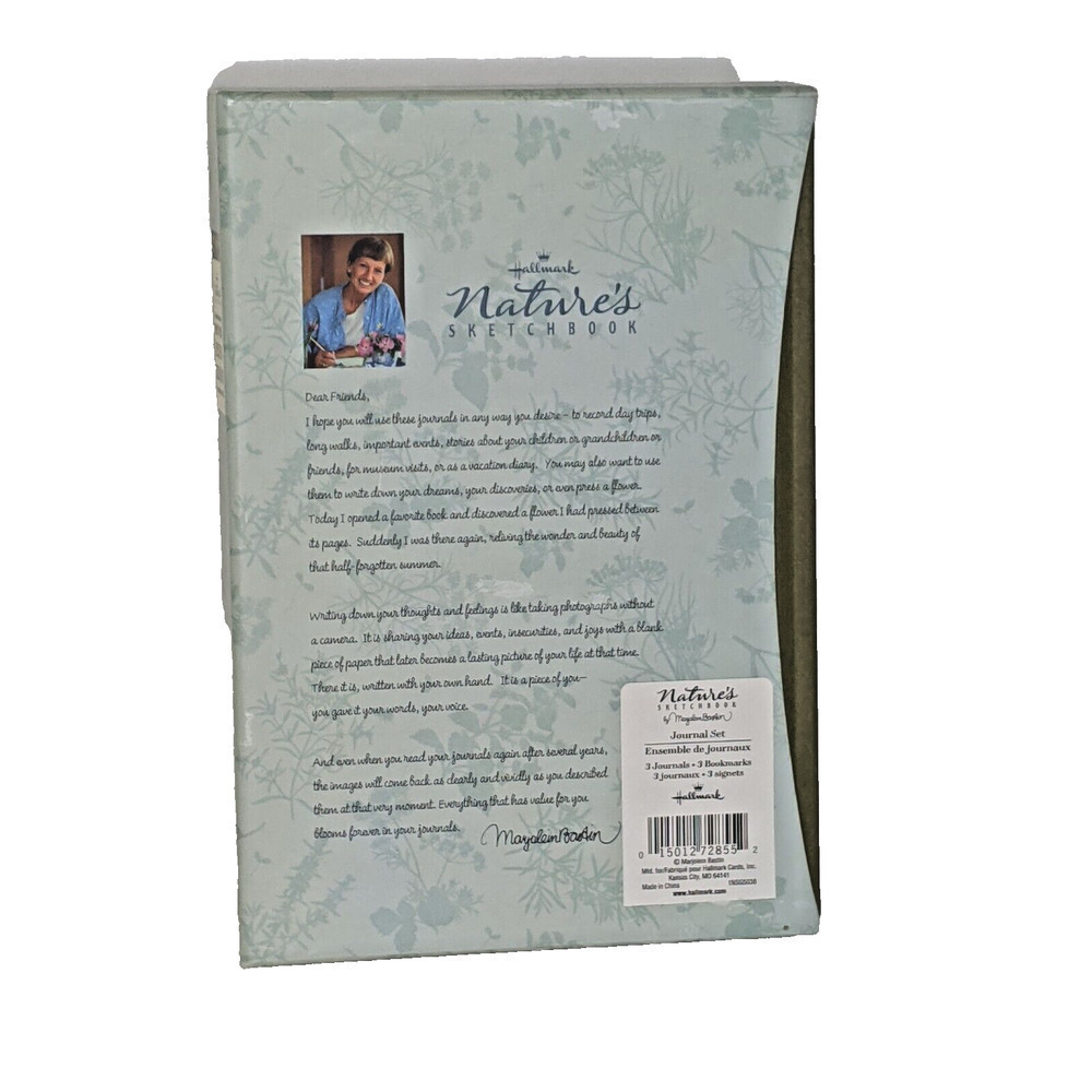 Hallmark Marjolein Bastin 3 JOURNALS Hardcover Discover Renew Bloom No Writing - Picture 5 of 8